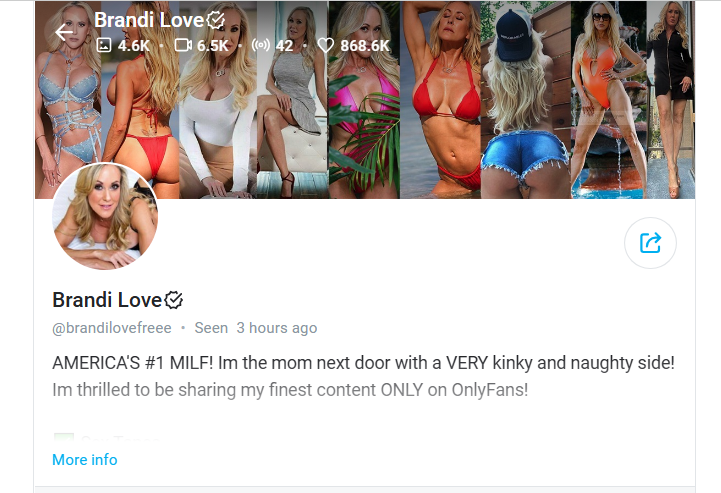 Brandi yalnız pərəstişkarlarını sevir