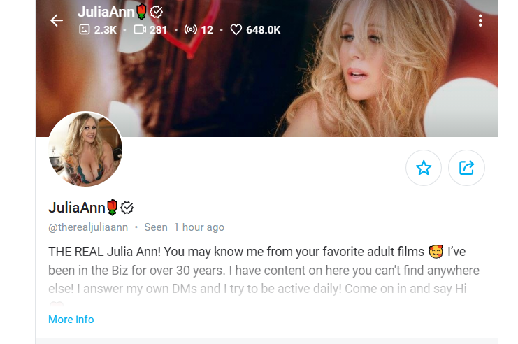 Julia Ann onlyfans