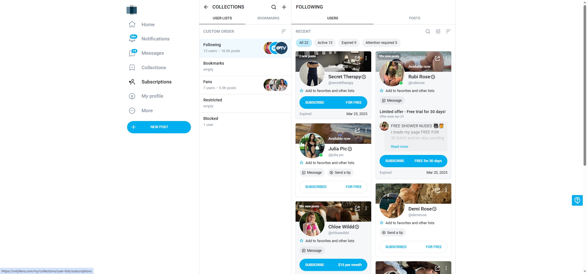 onlyfans die gebruikers volgen
