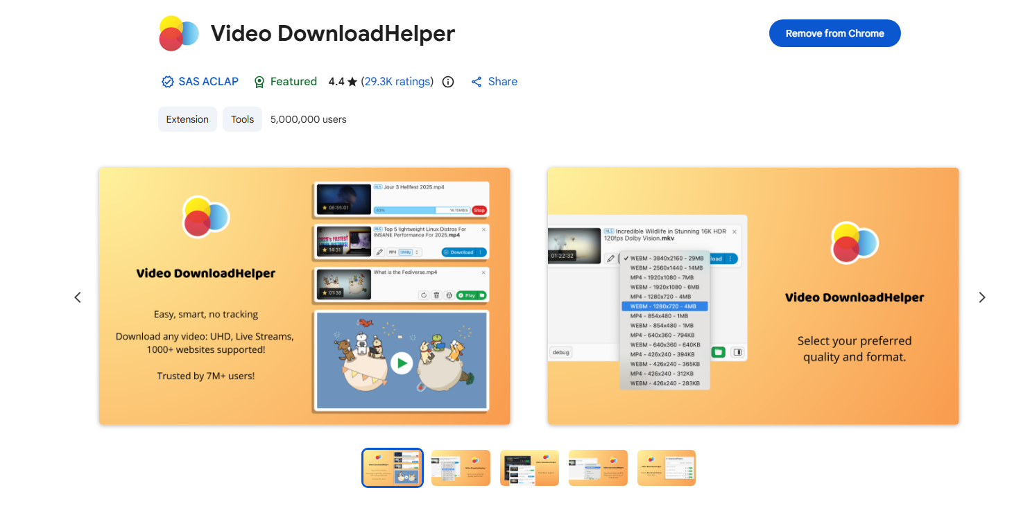 video downloadhelper